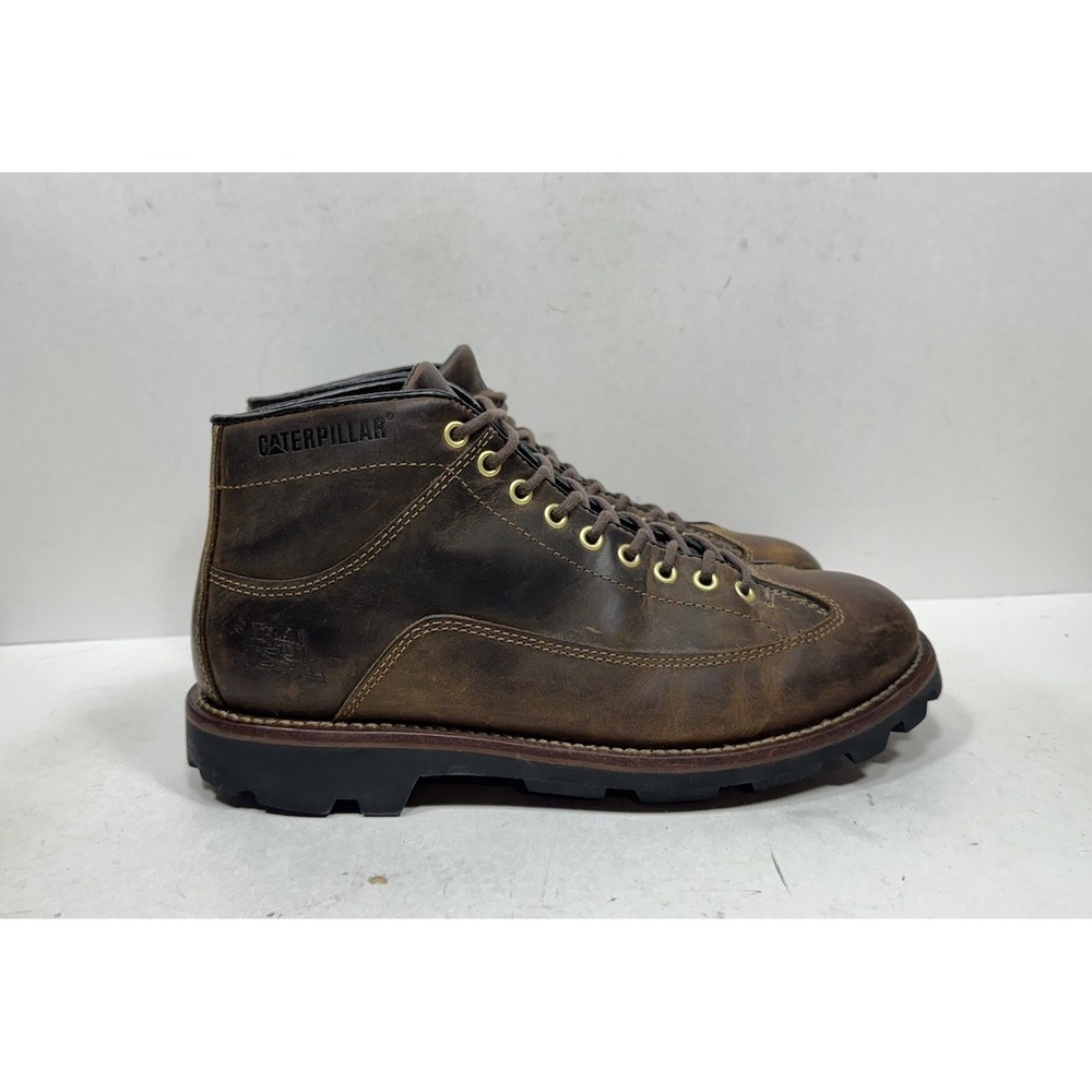 CAT Caterpillar Heritage Style Boots Men's Size 11 Brown Leather 70675